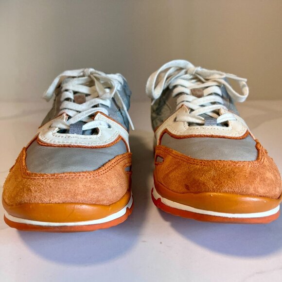 Geox Respira Sandro ABX Sneakers Orange Amphibiox Size 7 - Picture 3 of 16